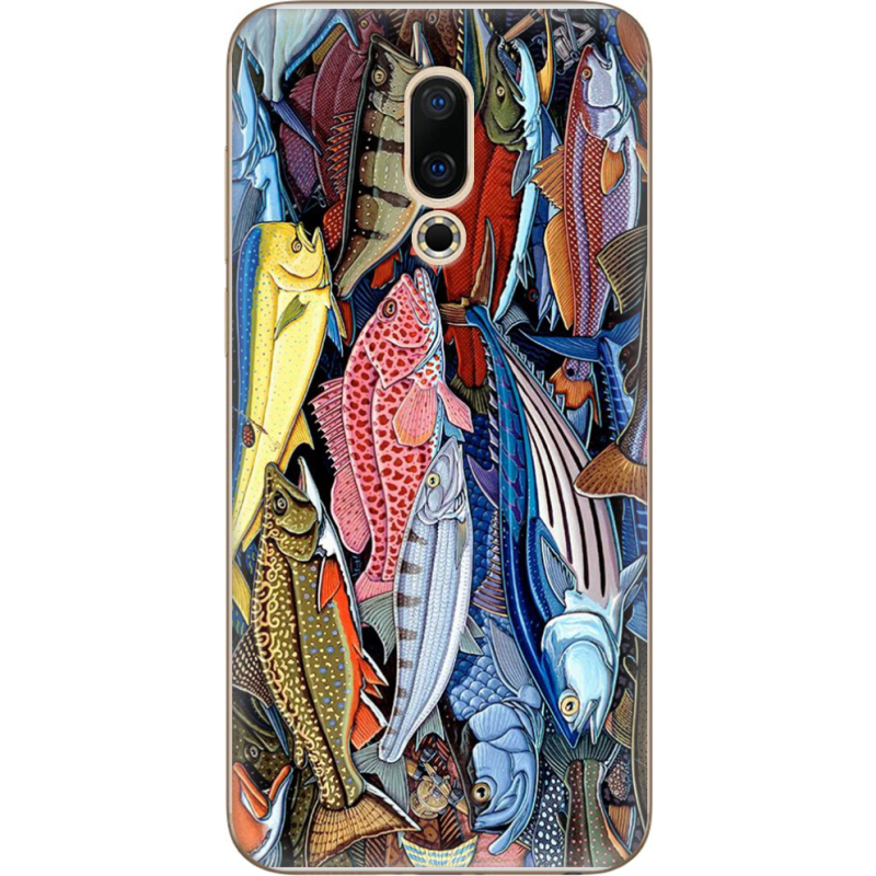 Чехол Uprint Meizu 16X Sea Fish