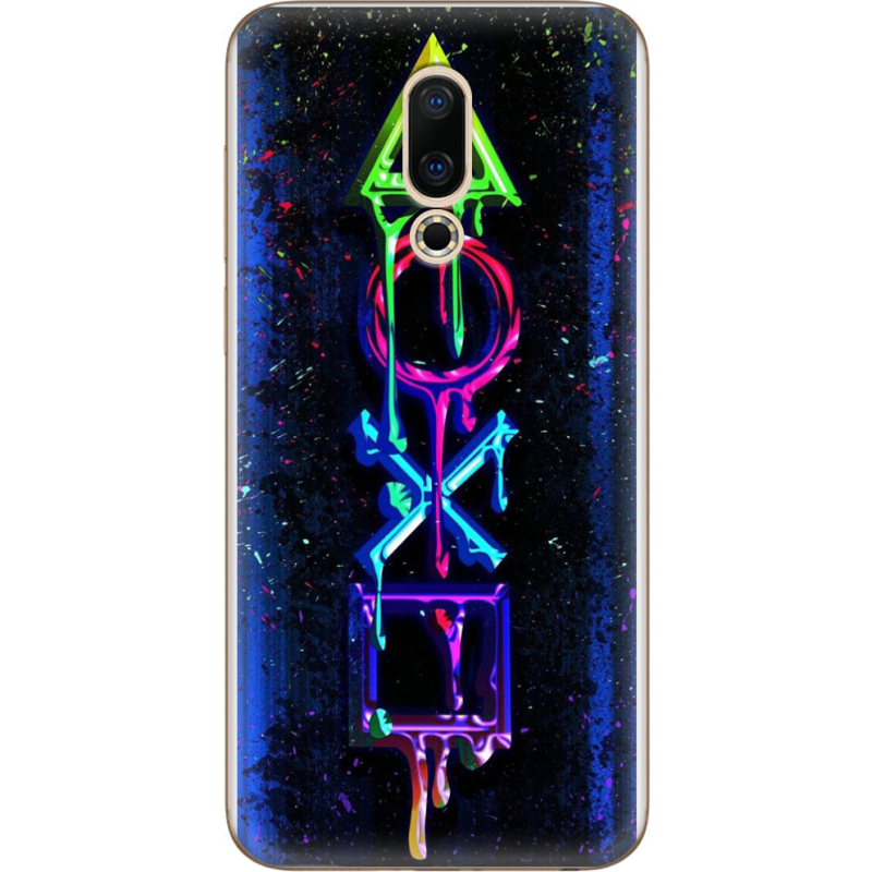 Чехол Uprint Meizu 16X Graffiti symbols