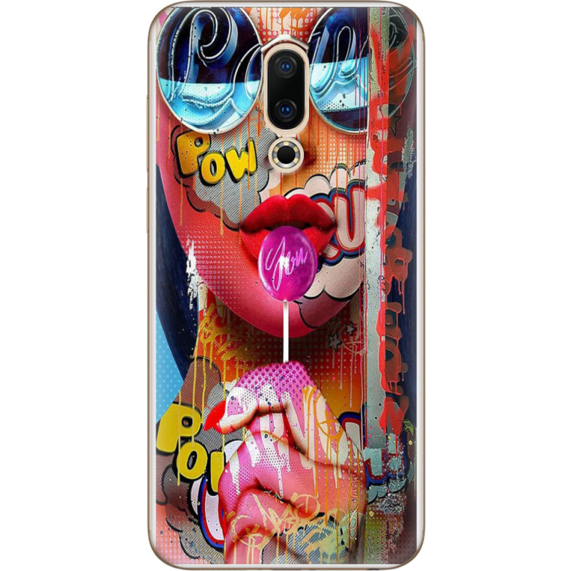 Чехол Uprint Meizu 16X Colorful Girl