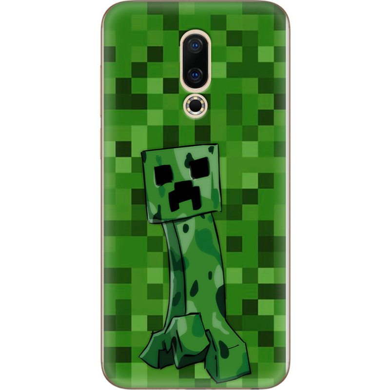 Чехол Uprint Meizu 16X Minecraft Creeper