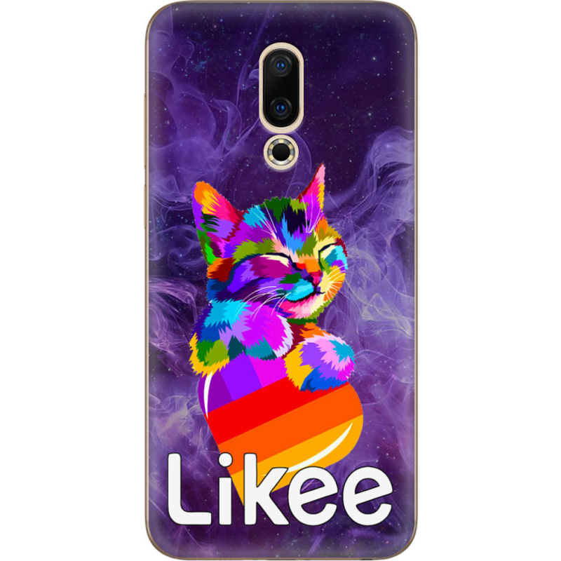 Чехол Uprint Meizu 16X Likee Cat