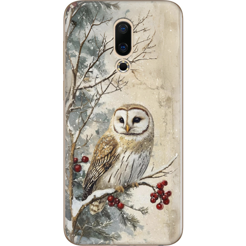 Чехол Uprint Meizu 16X Christmas Owl