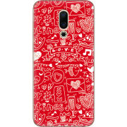 Чехол Uprint Meizu 16X Happy Valentines