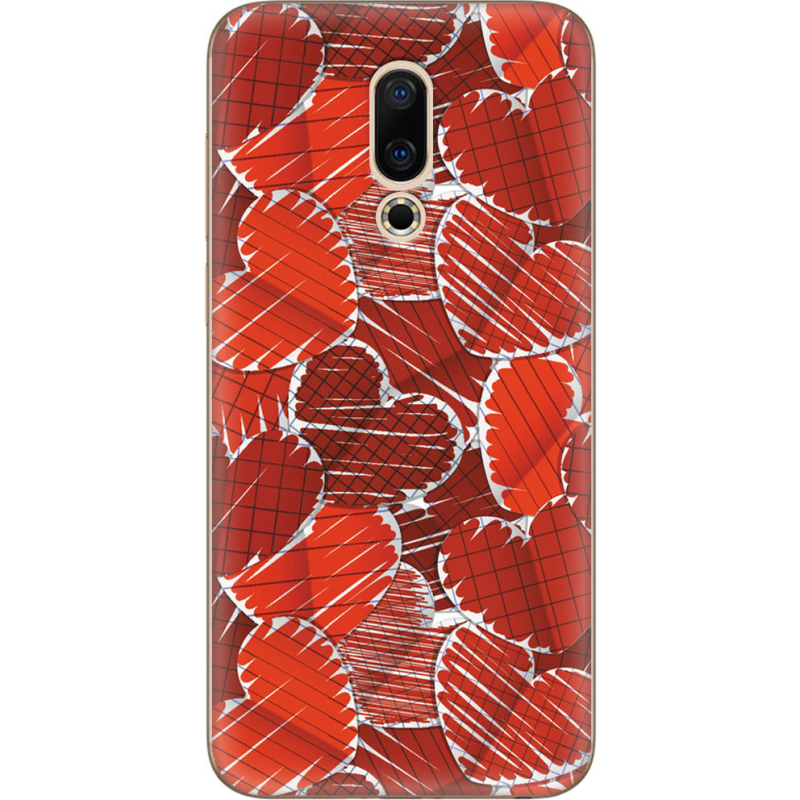 Чехол Uprint Meizu 16X Heart Strings