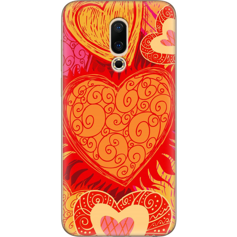 Чехол Uprint Meizu 16X Warm Hearts