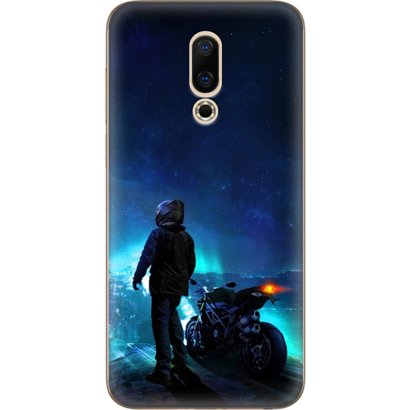 Чехол Uprint Meizu 16X Motorcyclist