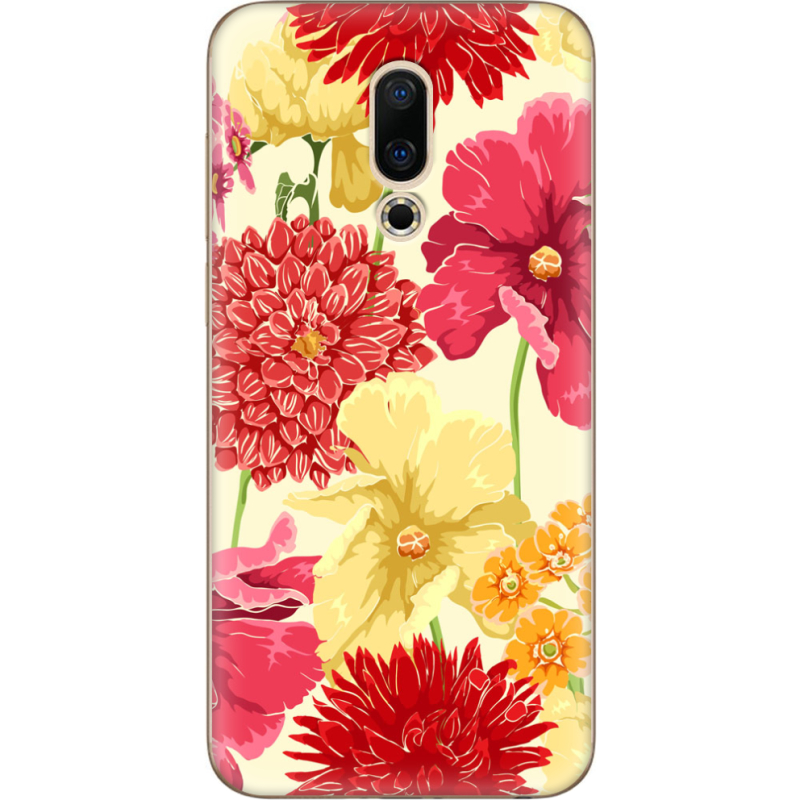 Чехол Uprint Meizu 16X Flower Bed