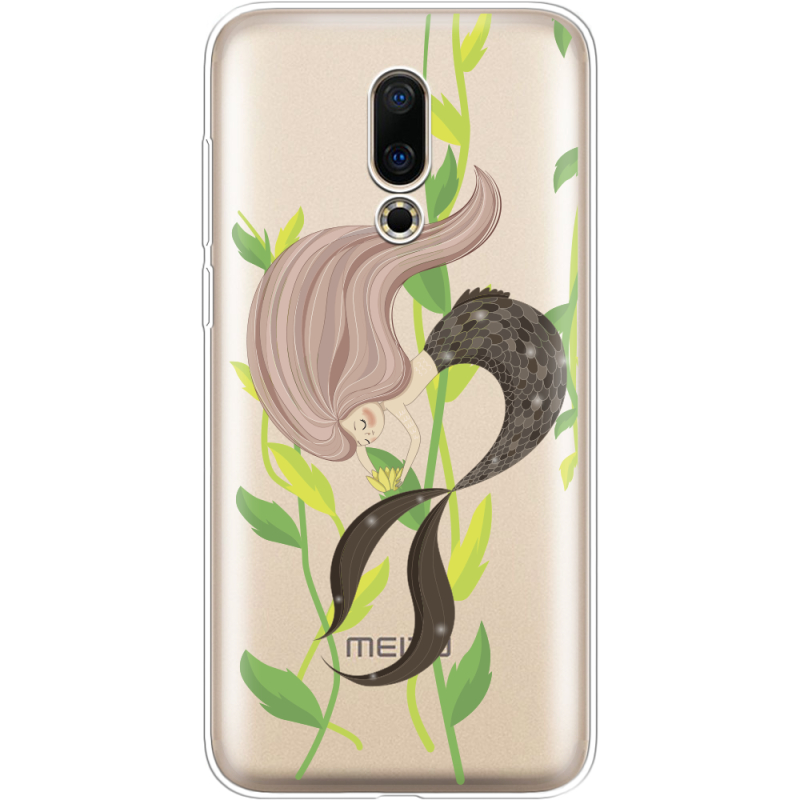 Прозрачный чехол Uprint Meizu 16X Cute Mermaid