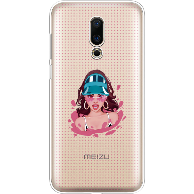 Прозрачный чехол Uprint Meizu 16X Selena Gomez