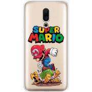 Прозрачный чехол Uprint Meizu 16X Super Mario