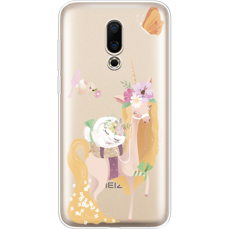 Прозрачный чехол Uprint Meizu 16X Uni Blonde