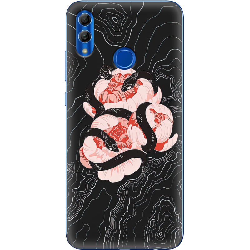 Чехол Uprint Honor 10 Lite Snake Rose