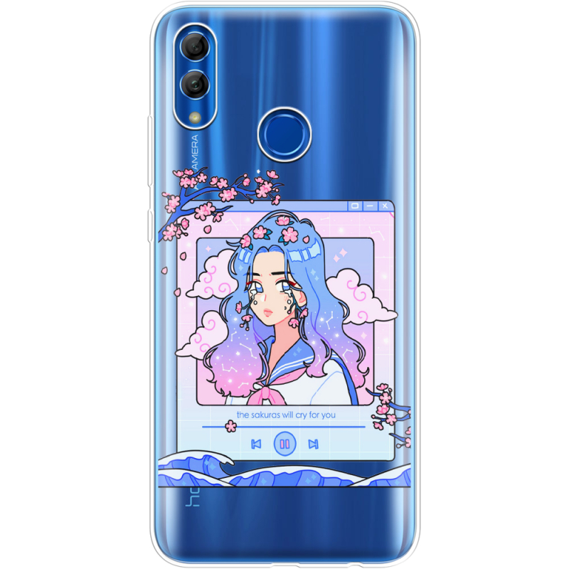 Прозрачный чехол Uprint Honor 10 Lite The Sakuras Will Cry For You