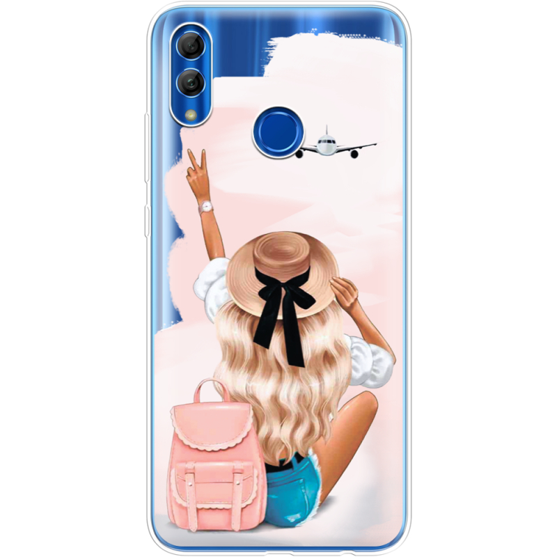 Прозрачный чехол Uprint Honor 10 Lite Travel Girl