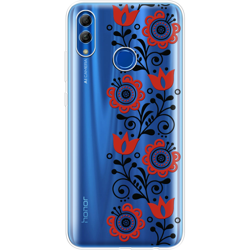 Прозрачный чехол Uprint Honor 10 Lite Ethno Ornament