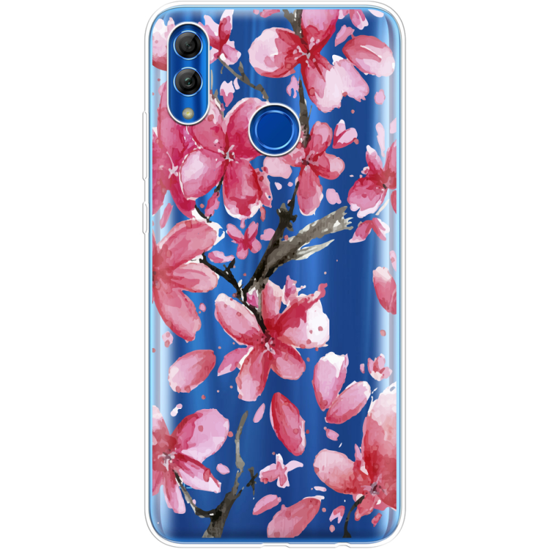 Прозрачный чехол Uprint Honor 10 Lite Pink Magnolia