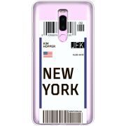 Прозрачный чехол Uprint Meizu Note 8 (M8 Note) Ticket New York