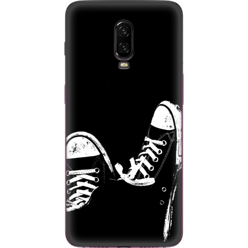 Чехол Uprint OnePlus 6T Black Sneakers
