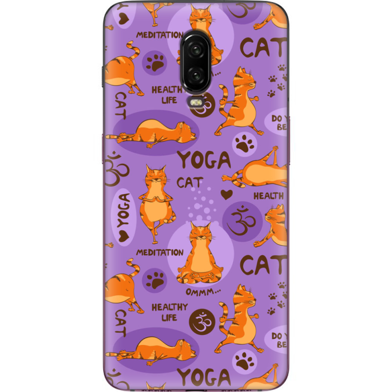 Чехол Uprint OnePlus 6T Yoga Cat