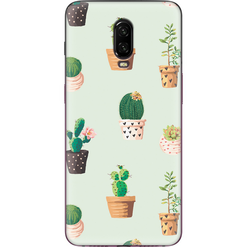 Чехол Uprint OnePlus 6T L-green Cacti
