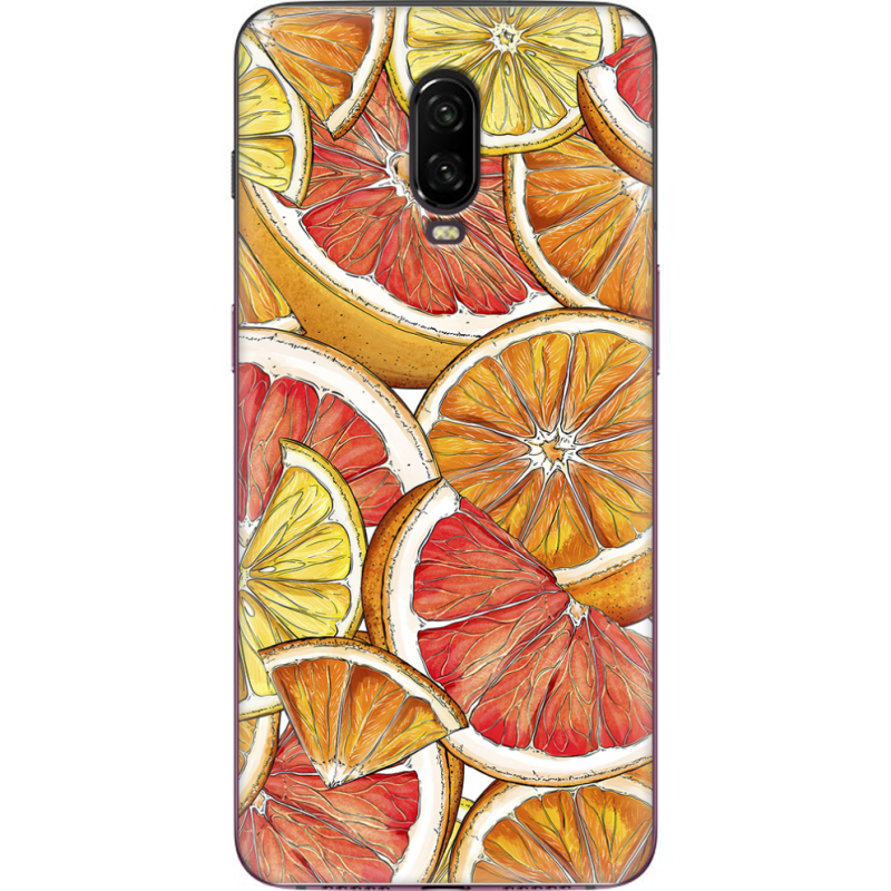 Чехол Uprint OnePlus 6T Citrus Pattern