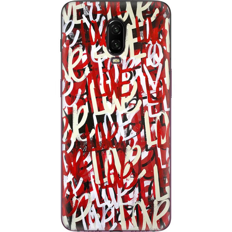 Чехол Uprint OnePlus 6T Love Graffiti