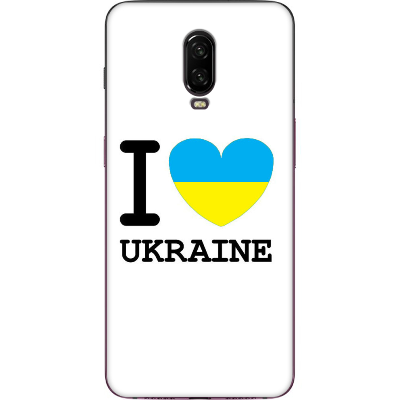 Чехол Uprint OnePlus 6T I love Ukraine