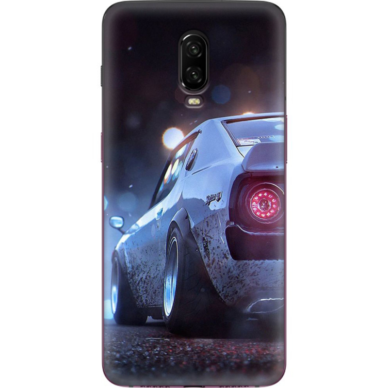 Чехол Uprint OnePlus 6T Silver Car