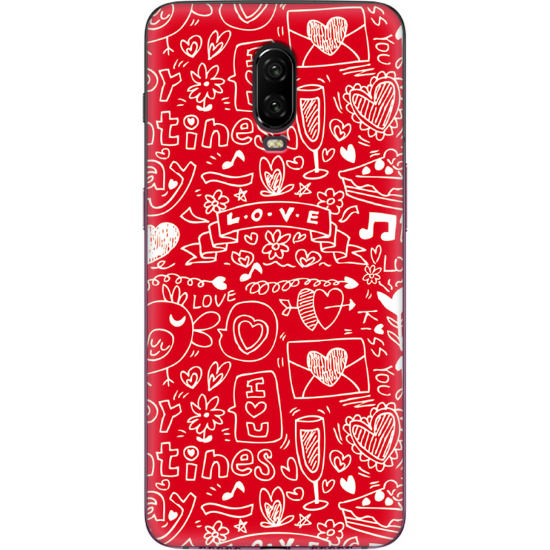 Чехол Uprint OnePlus 6T Happy Valentines