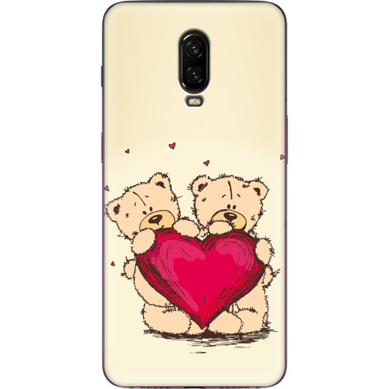 Чехол Uprint OnePlus 6T Teddy Bear Love