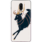 Чехол Uprint OnePlus 6T Black Deer