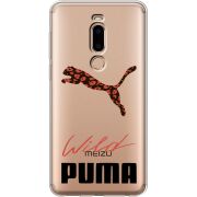 Прозрачный чехол Uprint Meizu M8 Wild Cat