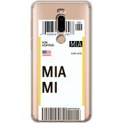 Прозрачный чехол Uprint Meizu M8 Ticket Miami