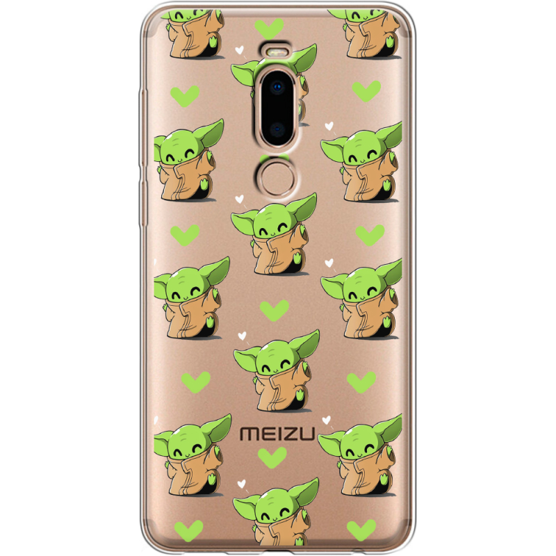 Прозрачный чехол Uprint Meizu M8 Pattern Baby Yoda