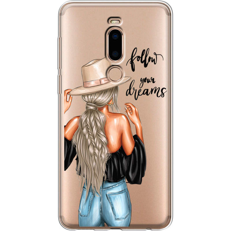 Прозрачный чехол Uprint Meizu M8 Follow Your Dreams