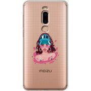 Прозрачный чехол Uprint Meizu M8 Selena Gomez