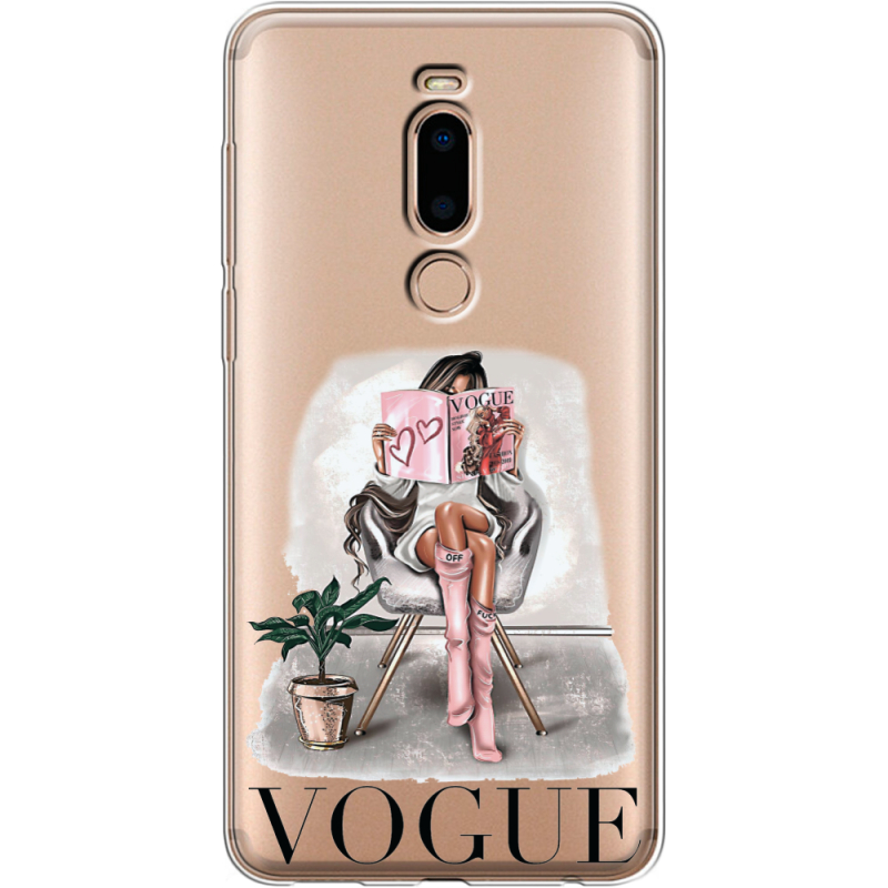 Прозрачный чехол Uprint Meizu M8 VOGUE