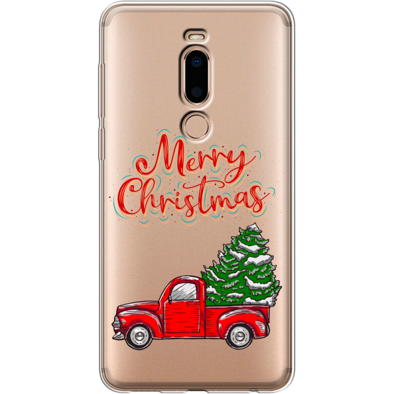 Прозрачный чехол Uprint Meizu M8 Holiday Car