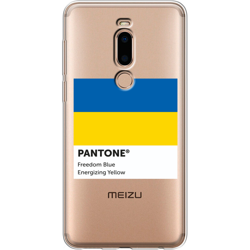 Прозрачный чехол Uprint Meizu M8 Pantone вільний синій