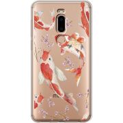 Прозрачный чехол Uprint Meizu M8 Japanese Koi Fish