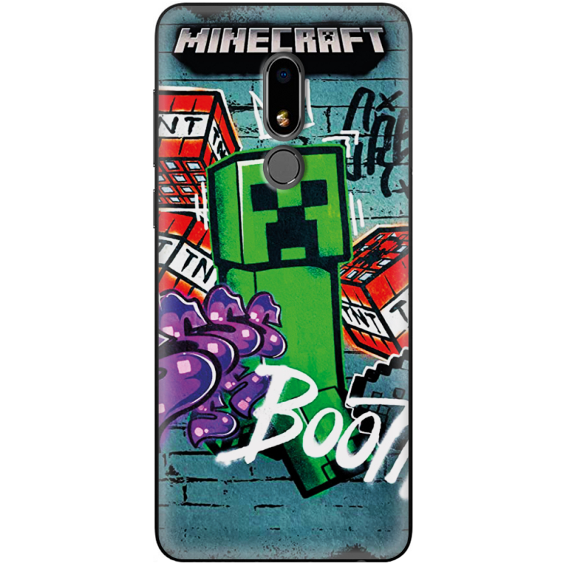 Чехол Uprint Meizu M8 Lite Minecraft Graffiti