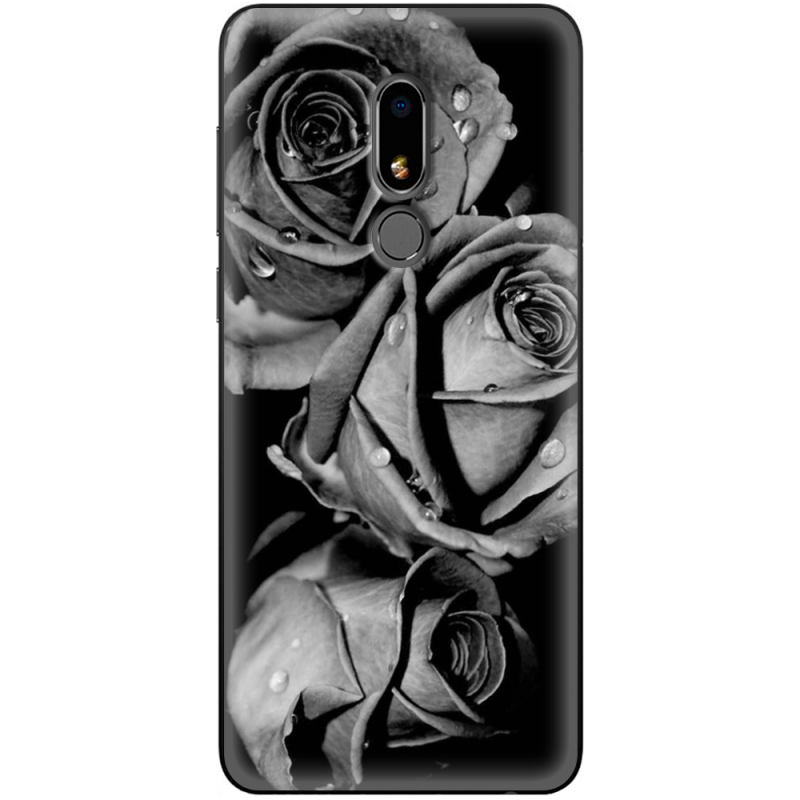 Чехол Uprint Meizu M8 Lite Black and White Roses