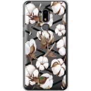 Прозрачный чехол Uprint Meizu M8 Lite Cotton flowers