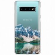 Прозрачный чехол Uprint Samsung G973 Galaxy S10 Blue Mountain