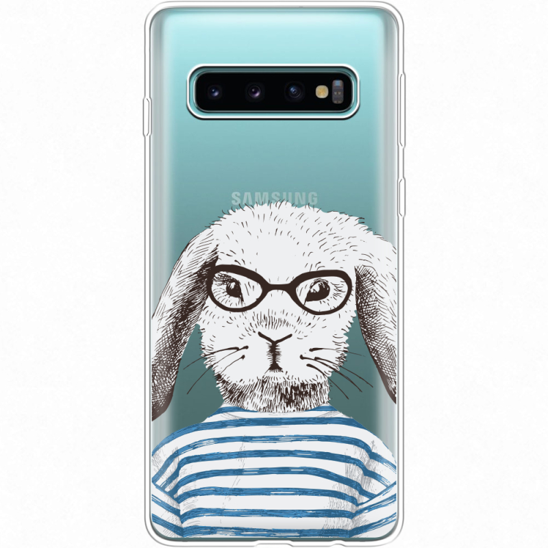 Прозрачный чехол Uprint Samsung G973 Galaxy S10 MR. Rabbit