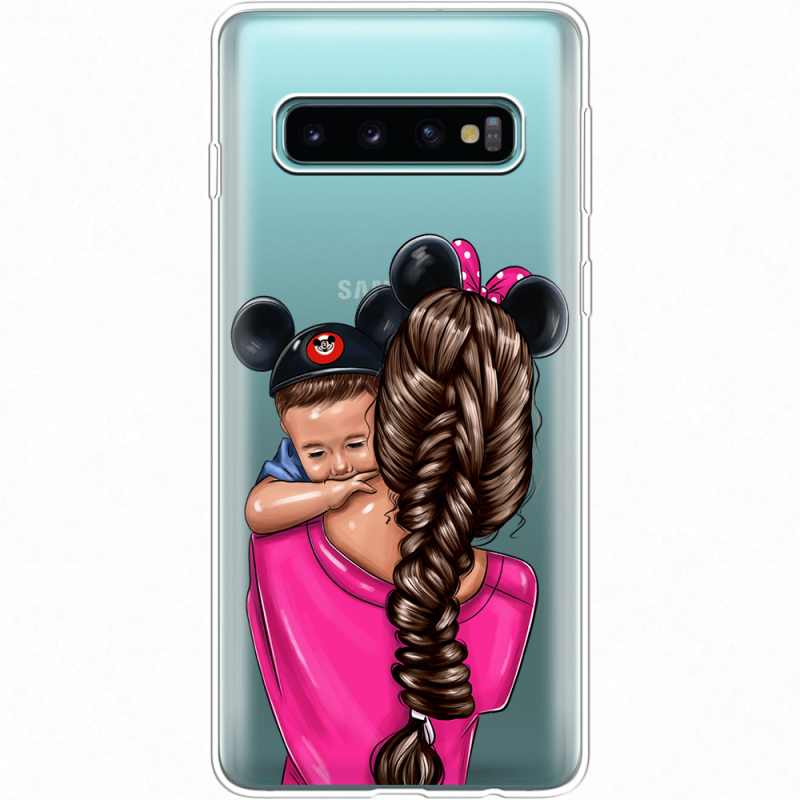 Прозрачный чехол Uprint Samsung G973 Galaxy S10 Mouse Mommy