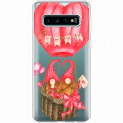 Прозрачный чехол Uprint Samsung G973 Galaxy S10 Valentine Dwarfs