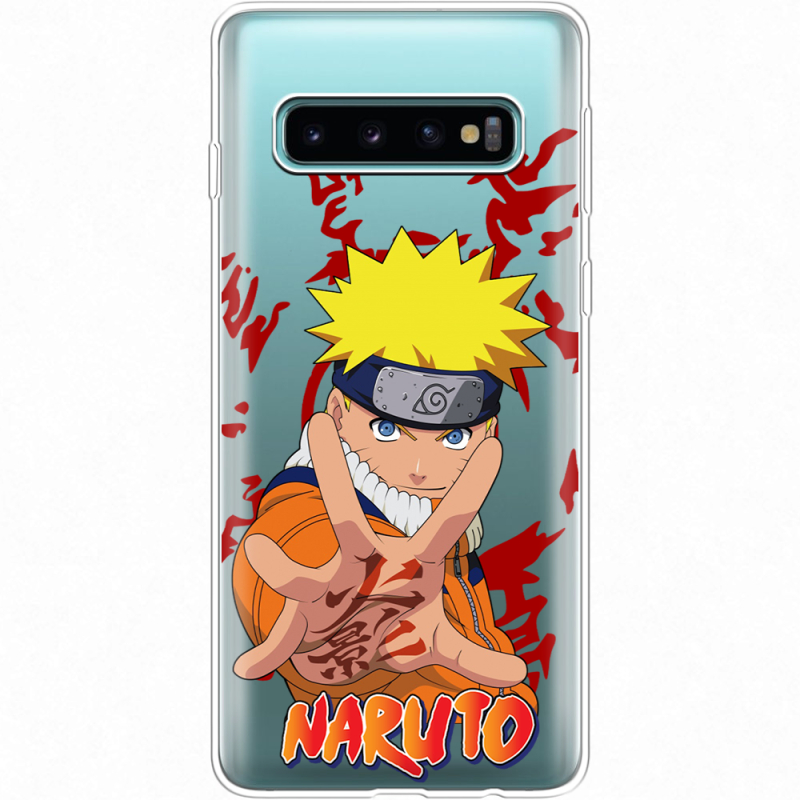 Прозрачный чехол Uprint Samsung G973 Galaxy S10 Naruto