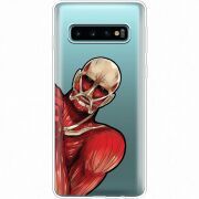 Прозрачный чехол Uprint Samsung G973 Galaxy S10 Титан