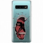 Прозрачный чехол Uprint Samsung G973 Galaxy S10 Нападение Титана